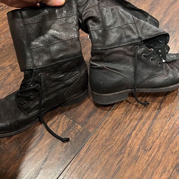Allsaints Spitalfields double buckle combat Boots size 39 size 8 in USA in GUC - Picture 10 of 10